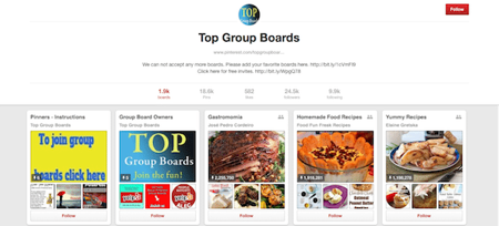  Create a Group Board on pinterest to Drive traffic