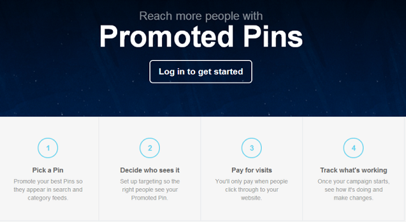 Promoted pins for extra traffic