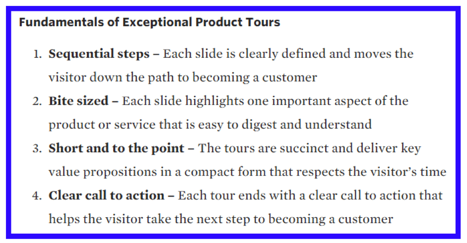 Tips to create best product tour