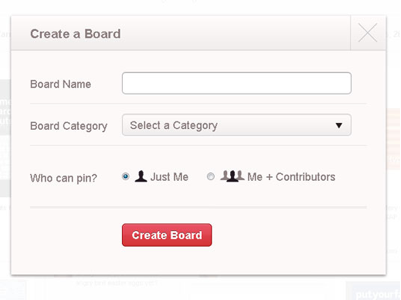 How to create board on pinterest