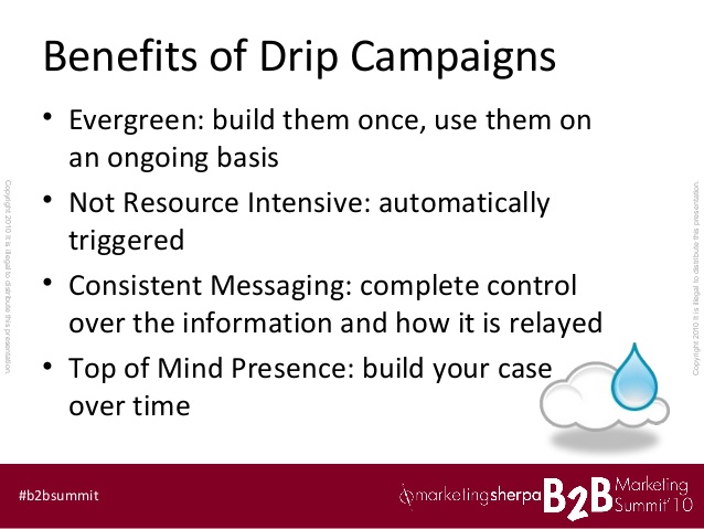 Benefits of Drip Campaigns